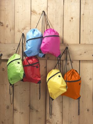 Oriole vetoketjullinen kiristysnyörireppu 5L